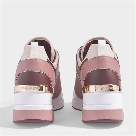 michael kors heels pink|Michael Kors pink sneakers.